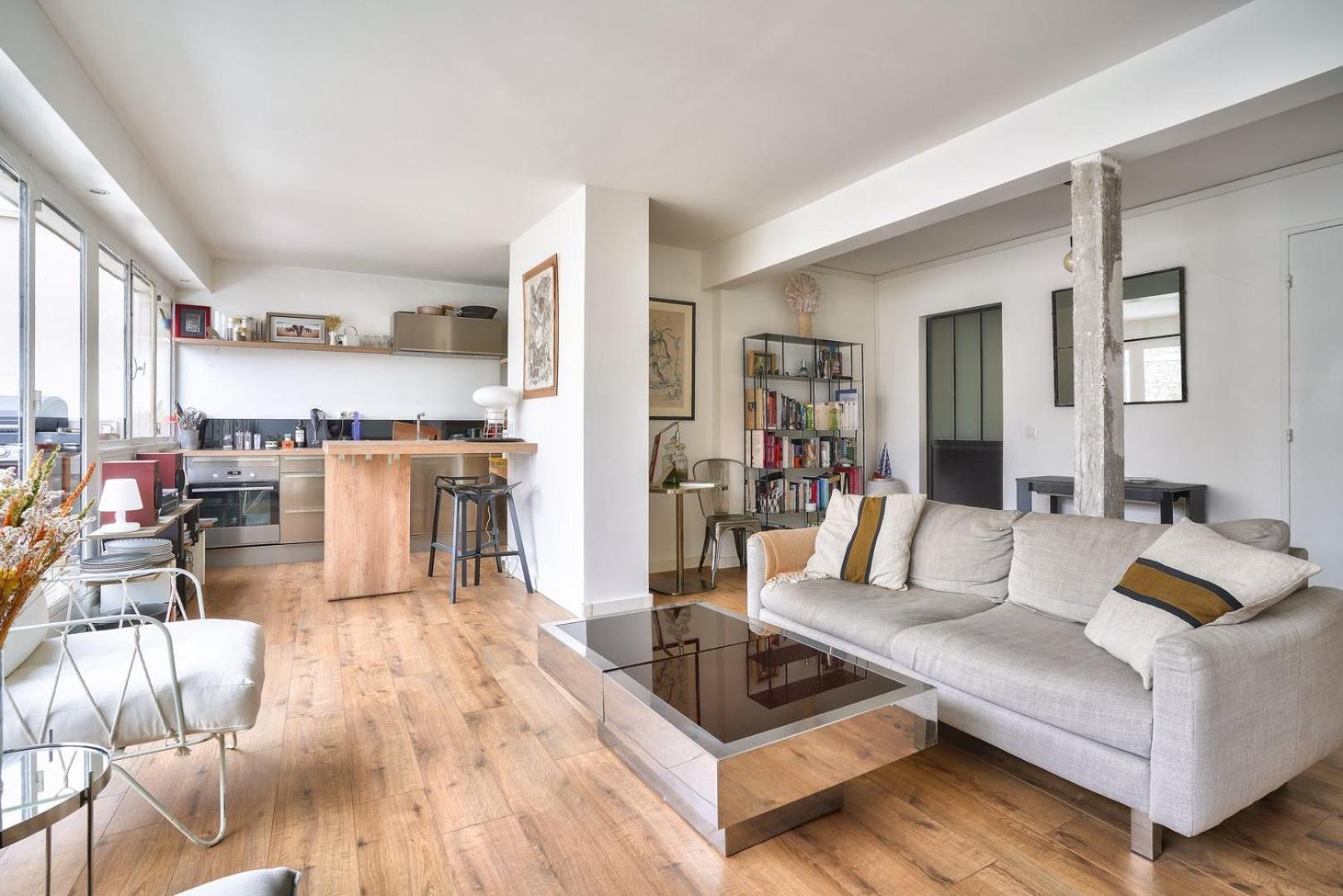 Guestready - Apt Confortable Avec Terrasse Au 18E Paříž Exteriér fotografie
