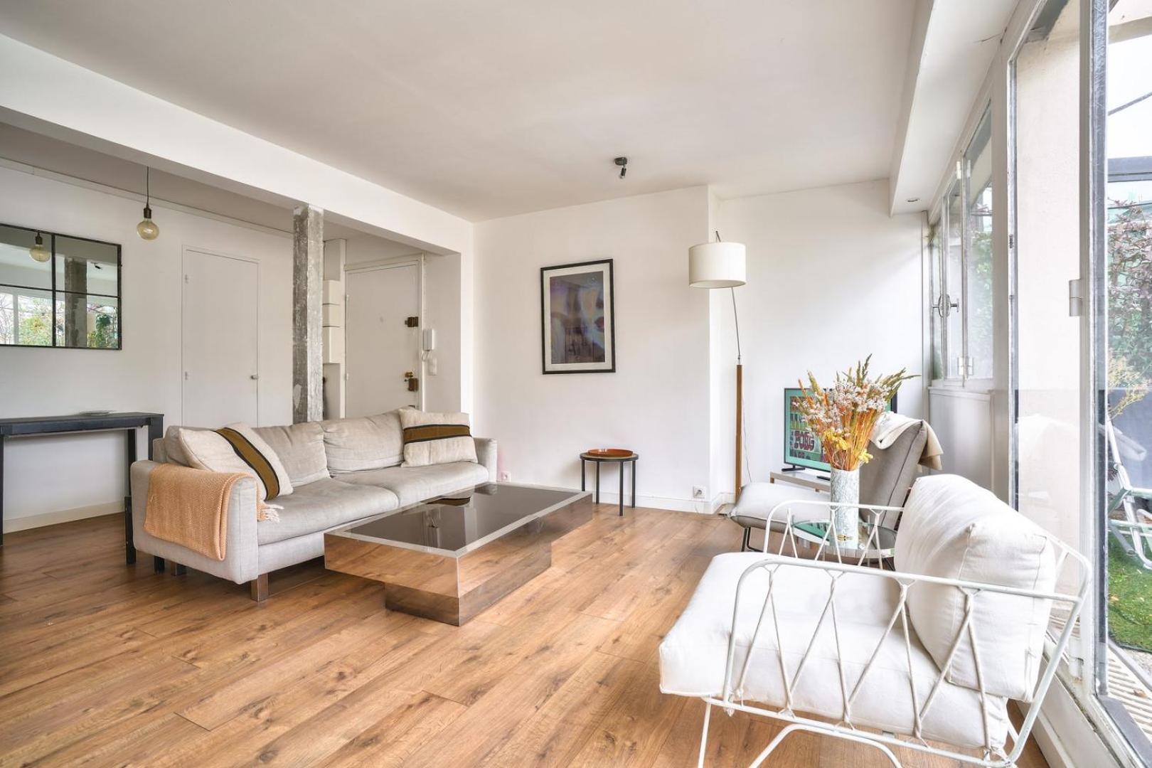 Guestready - Apt Confortable Avec Terrasse Au 18E Paříž Exteriér fotografie