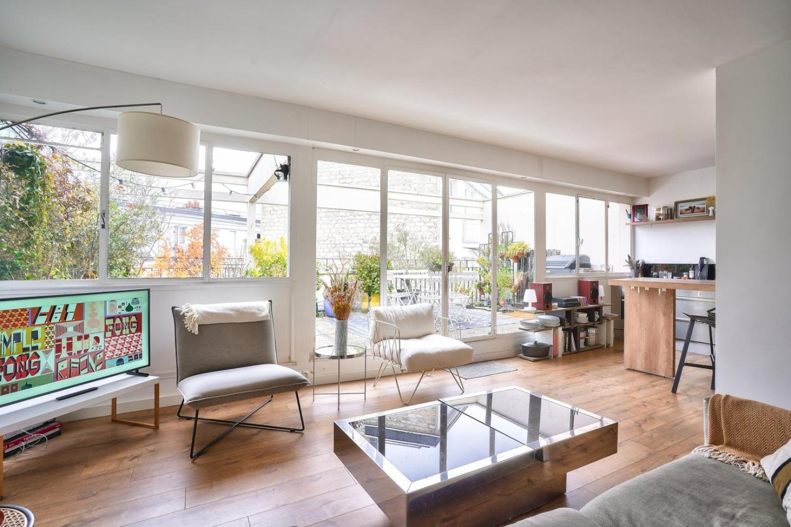 Guestready - Apt Confortable Avec Terrasse Au 18E Paříž Exteriér fotografie